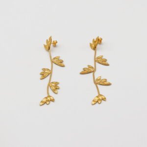 Bothemians Long Drops Orchid Earrings - Image 5