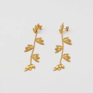 Bothemians Long Drops Orchid Earrings - Image 3