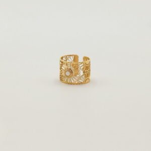 Bothemians Penelope Nacre Stone Ring - Image 3