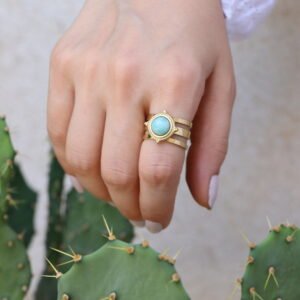 Alternative view of Bothemians Scarlet Blue Ring