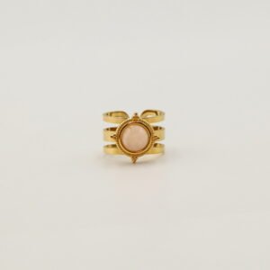 Bothemians Scarlet Rose Quartz Ring