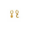 Bothemians Sun and Moon Hoops Earrings