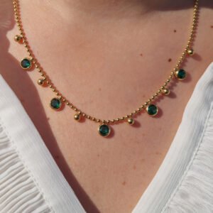 Bothemians Emerald Green Necklace - Image 3