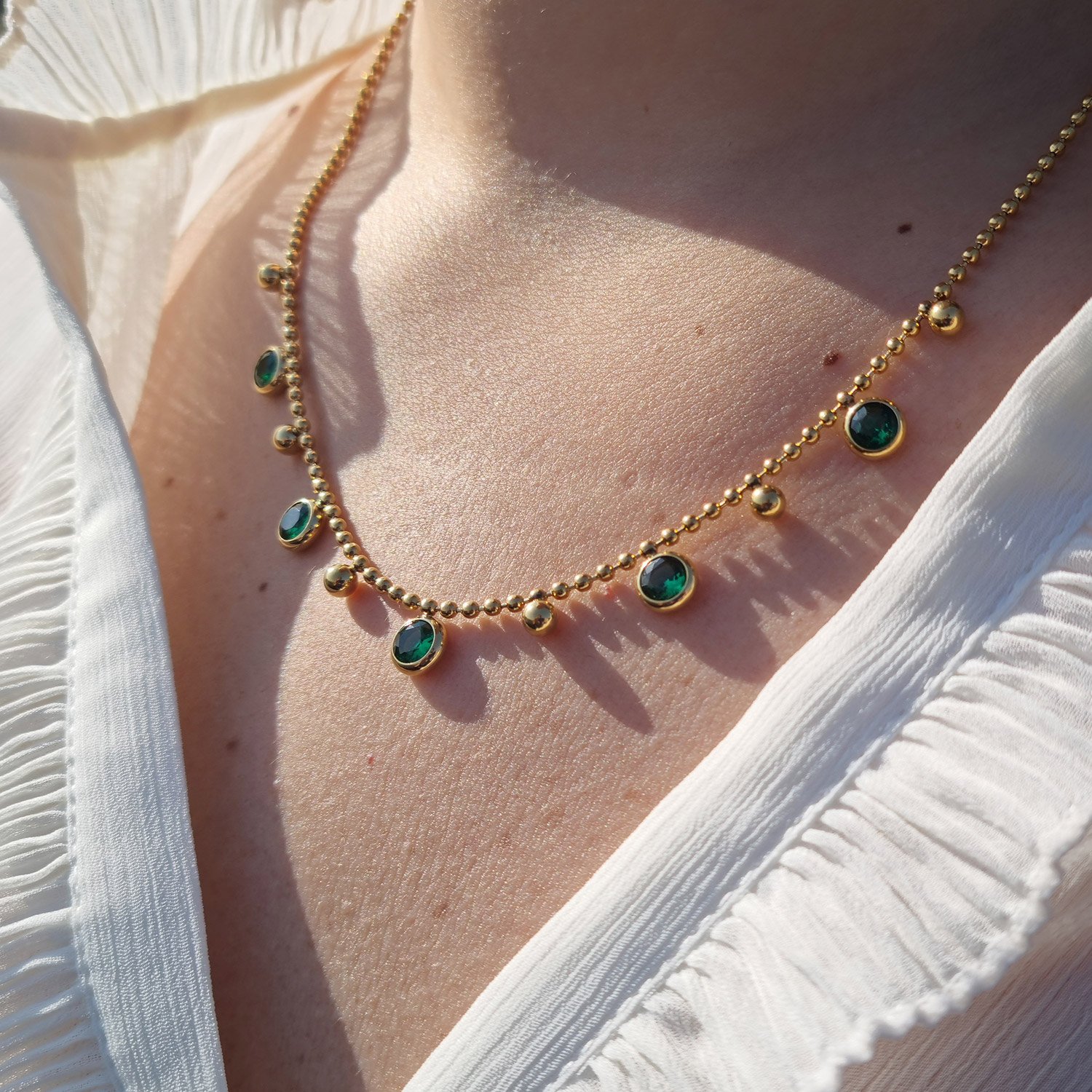 Bothemians Emerald Green Necklace - Image 2