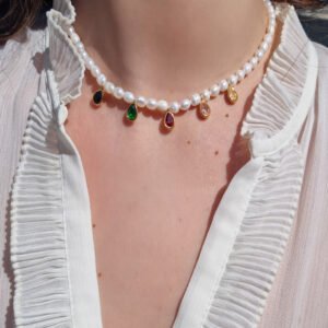 Alternative view of Mykonos Pearl Necklace