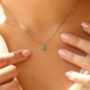 Bothemians Blue Opal Nebula Necklace
