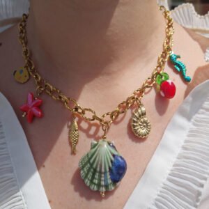 Alternative view of Bothemians Seashell Charms Necklace