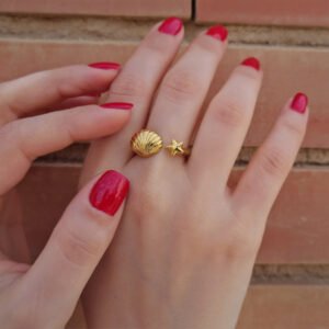 Bothemians-waterproof-ring-goldplated-modeled-