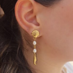 Alternative view of Bothemians Isaline Earrings