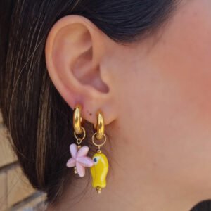 Modeled-Ceramic-hoops-earrings