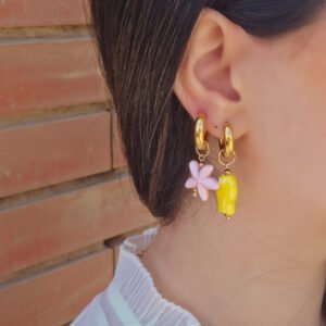 Modeled-Ceramic-hoops-earrings