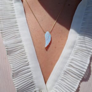 Alternative view of Bothemians Opal Wing Necklace