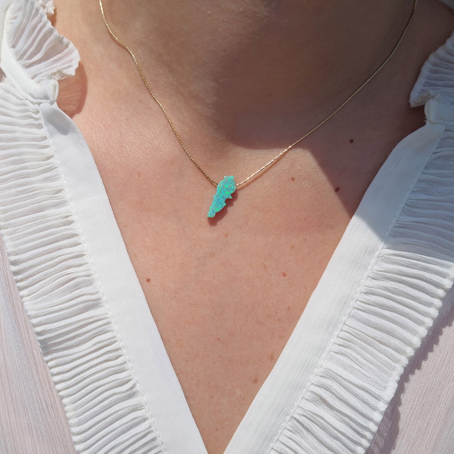 Bothemians Lebanon Map Necklace - Image 3