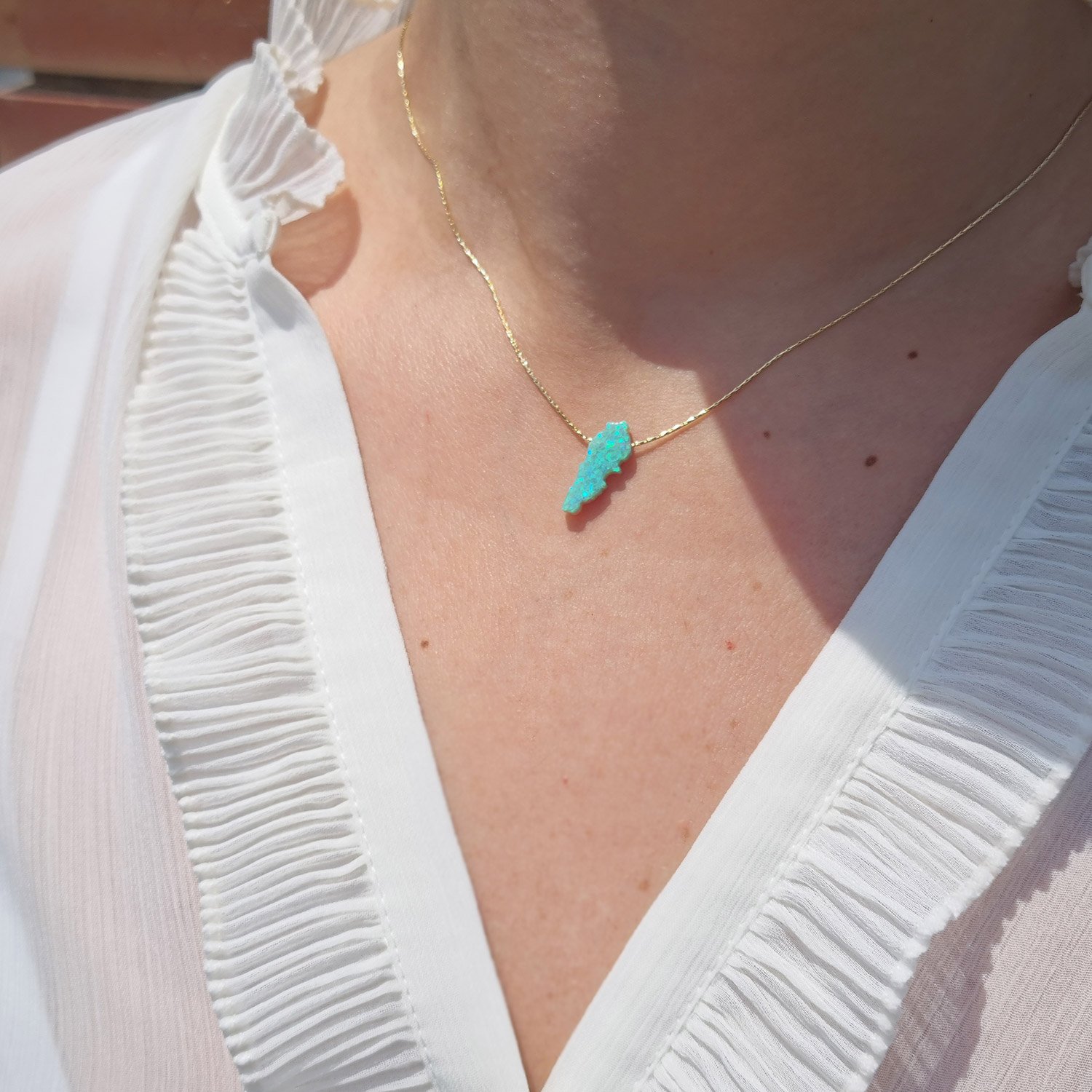 Bothemians Lebanon Map Necklace - Image 4