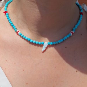 Alternative view of Bothemians Turquoise Lebanon Necklace