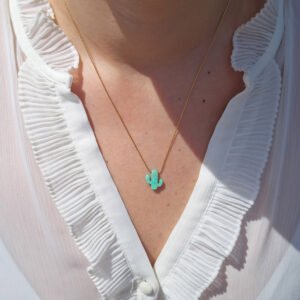 Bothemians Opal Cactus Necklace - Image 4