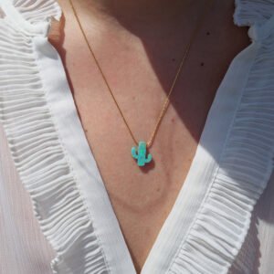 Bothemians Opal Cactus Necklace