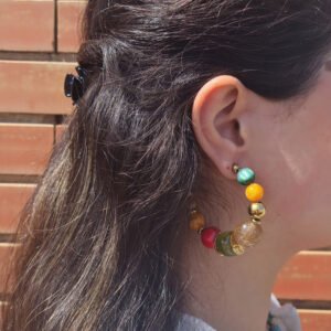 Alternative view of Bothemians Clara Hoops Earrings