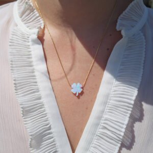 Alternative view of Bothemians Opal Clover Necklace