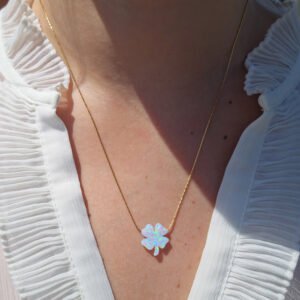 Bothemians Opal Clover Necklace