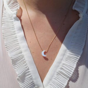Alternative view of Bothemians Opal Moon Necklace