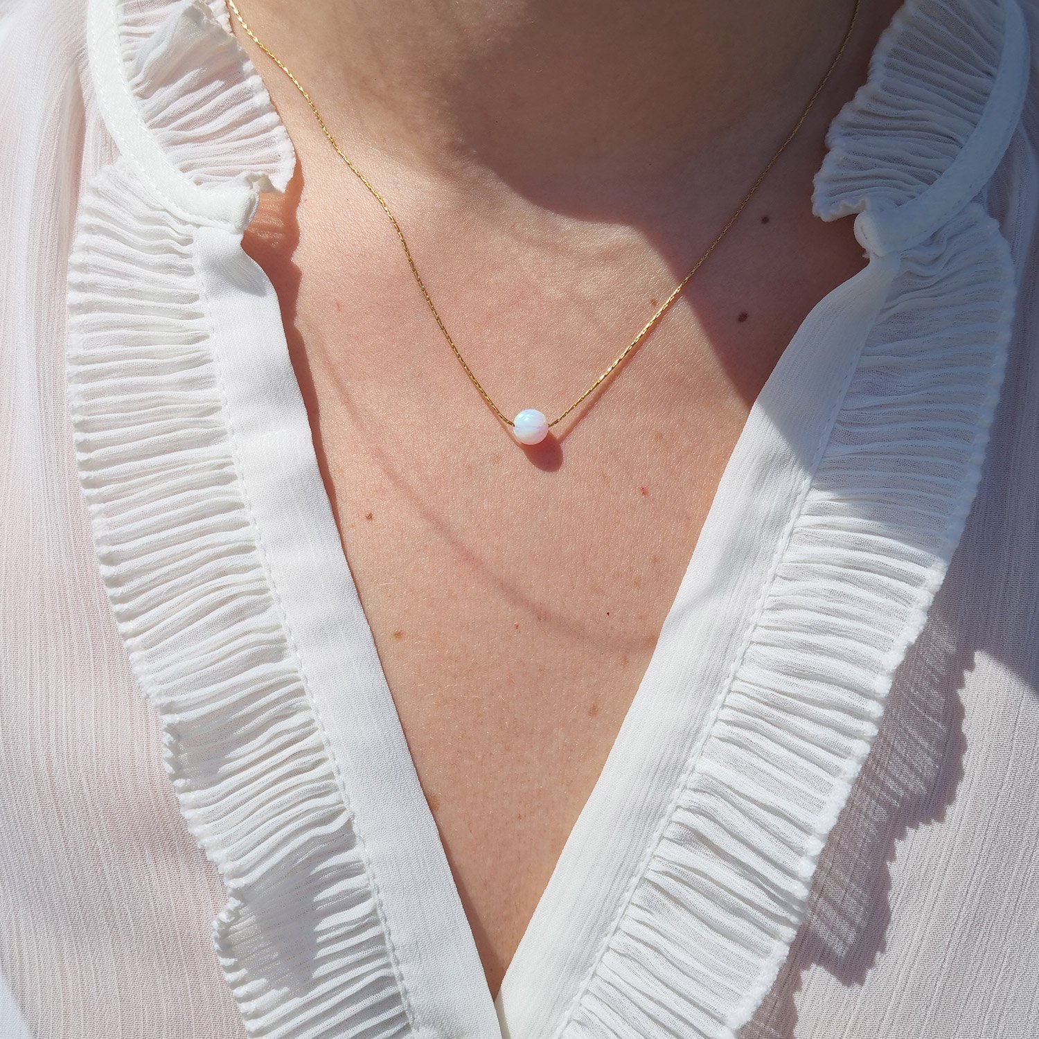 Bothemians Opal Stone Necklace - Image 3