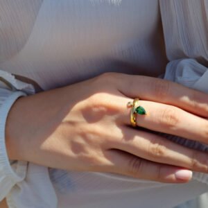 Alternative view of Bothemians Teal Ring