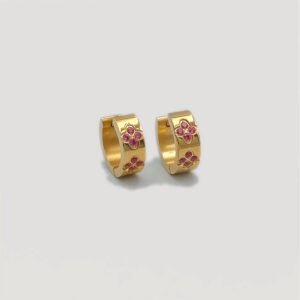 Bothemians Magenta Clover Hoops - Image 4