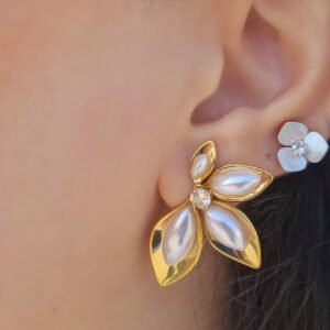 Bothemians Elodie Asymmetric Earrings - Image 3