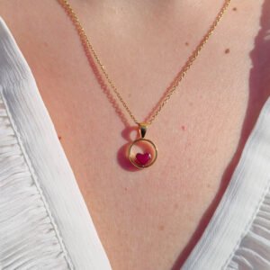 Alternative view of Bothemians Venus Heart Necklace