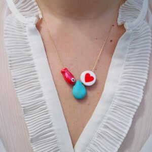 Alternative view of Bothemians Positano Necklace