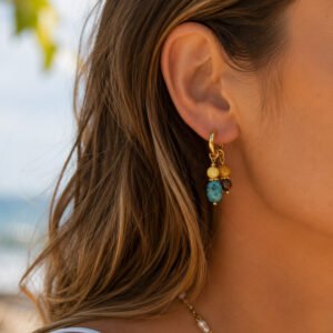 Alternative view of Bothemians Sorrento Hoops Earrings