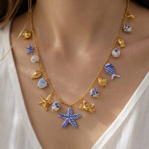 Alternative view of Bothemians Santorini Charms Necklace