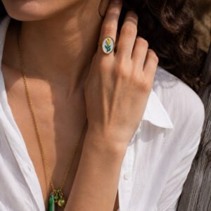 Alternative view of Bothemians Peony Ring