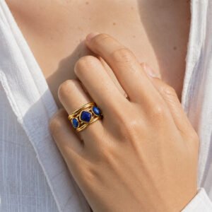 Alternative view of Bothemians Lazuli Ring
