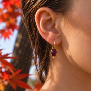 Alternative view of Bothemians Rubie Earrings